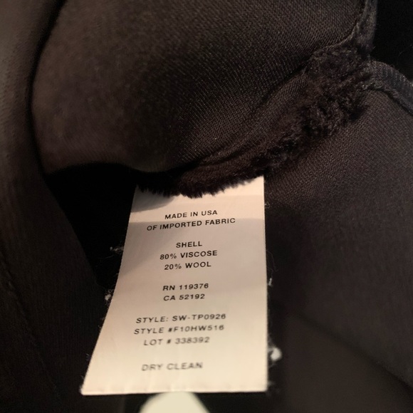 HELMUT LANG black silk tank top medium racerback - Picture 8 of 12